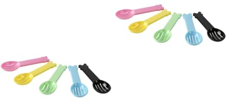 minkissy 10 Palas De Arena para Hámster Recogedor De Excrementos De con Bolsa Adjunta Pala para Conejillo De Indias Herramienta De Baño para Hámster Palas para Hámster Recogedor