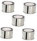 jojofuny Lot de 5 seaux de peinture vides pour le rangement de petits pots de peinture vides pour loisirs créatifs avec couvercles, seau de peinture à l'huile, accessoires en métal