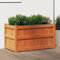 Cosisti Jardinière Bois jardinieres Exterieur Bac a Fleur Bois Lit Surélevé de Jardin Potager pour Cultiver Fleurs Herbes Plantes-Marron-90x50x50 cm