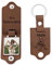Jeweidea Porte Clef Photo personnalisé pour Papa - Porte-clés en Cuir avec Prenom Gravés pour Fête des pères Porte-clés Famille Meilleur Papa Cadeaux Personnalisés pour Homme (Brun)