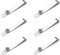 Shengxi 6 Stück Herren Krawattennadel Silber Krawatte Klammer Set Edelstahl Tie Clip Krawattenhalter für Herren Klassischer Business-Stil Krawatten Klammer Herren Krawattenklammer für Hochzeit