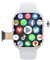JINSHANGZI 2024 CD99 AMOLED Smart Watch Men Women 4G SIM Card WiFi Cellular GPS NFC Smartwatch Series 9 Android 8.1 Rotating Camera Sport Watch (2+32G,Eurasian Silver)