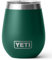 YETI Rambler Wine Tumbler, Vacuum Insulated Stainless Steel Tumbler with Magslider Lid, Black Forest Green, 10 oz (296 ml)
