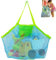 Borsa da Spiaggia Grande in Rete, Borsa Mare per Giocattoli Bambini, Pieghevole e Durevole, Beach Bag per Piscina, Sabbia e Viaggi, 45 x 30 x 45 cm