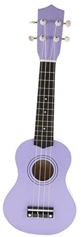 Yardwe 21 Gitarrenspielzeug Akustikgitarre Im Vintage-Stil Gitarreninstrument Simulierte Gitarre Musikinstrument Hölzern Violett