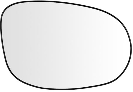 SENZEAL Spiegelglas Beifahrerseite Beheizbar mit Trägerplatte für Ford KA MK2 2008-2016 Außenspiegel Glas Ersatz Rechts