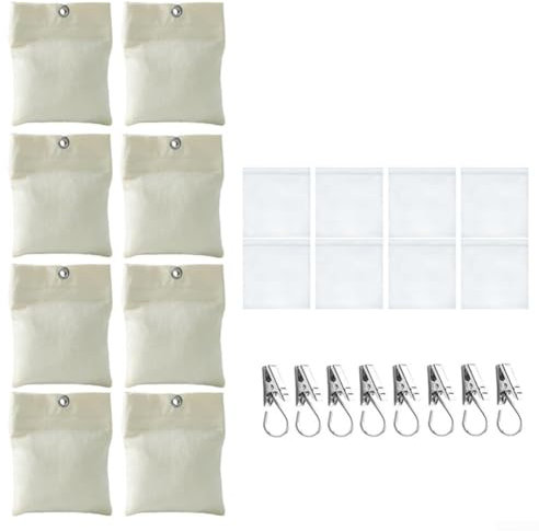 8 Stück Pavillon-Gewichte, 425 g, robuste Sandsackhalter mit Clips, wiederverwendbare Outdoor-Vorhanggewichte für Pergola-Vorhänge, Cabana-Pavillon, Gartenzelte