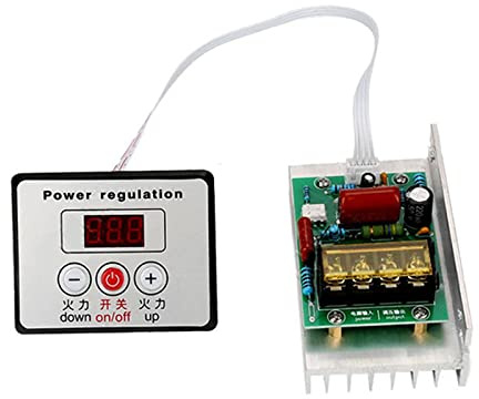 8000W Drehzahlregler Regler SCR Digitaler Spannungsregler Steuerung Dimmer Thermostat AC220V Einfache Installation Motorregler
