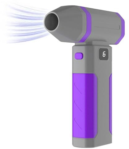 Souffleur électrique à air, compresseur d'air réglable, 5 vitesses, 10 0 000 tr/min, ventilateur turbo sans balais 10 0 000 tr/min avec 5 vitesses réglables, rechargeable pour clavier et ordinateur