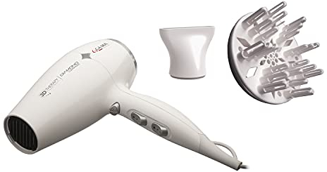 Gama Italy Professional Phon Diamond Ion Leichter und leiser Haartrockner mit aktiven Ionen