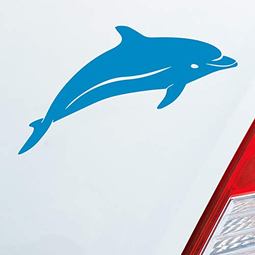 Hellweg Druckerei Delphin Delfin Fisch Tier Tuning Auto Aufkleber Sticker Heckscheibenaufkleber