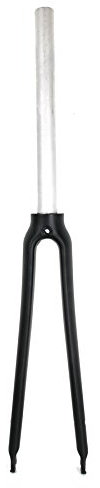 RIDEWILL BIKE Forcella 1-1/8'' Ahead Strada 28'' Alluminio Nero (Forcelle Strada Fixed)