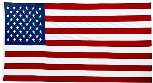 Juvale Bandiera americana con stelle ricamate, per sepoltura veterana, funerale, bara, servizio commemorativo militare, decorazione patriottica, 12 x 24,9 cm