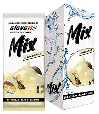 ELEVENFIT Caja de 12 Sobres Mix Sabor Leche Condensada Sin Azúcar
