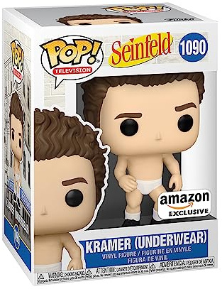 Funko POP! TV: Seinfeld - Kramer In Underwear - Amazon-Exklusiv - Vinyl-Sammelfigur - Geschenkidee - Offizielle Handelswaren - Spielzeug Für Kinder Und Erwachsene - TV Fans - Modellfigur Für Sammler