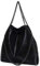 MZKJ.Com Damen lässige Handtasche PU Leder Umhängetasche Kettentasche Hand Mode Geldbörse Handtasche (schwarz)