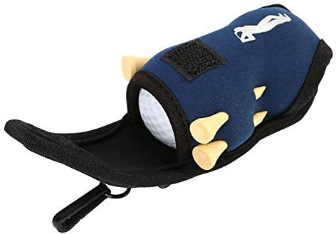 Golfballhalter, Tee Beutel, Trinkbeutel für Golfball und Tee, mit 2 Golfbällen 4 Tees, Golfzubehörset Golfbegeisterte, Golfballtasche Golfballhalter Golfballbeutel Utility