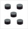 EVI Herrajes | Replacement for Adhesive Wall Stop for Doors | Pack of 5 | Compatible with Model I-205 | Original Replacement | Rubber Rubber | Black