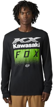 Fox Racing - T-shirt à manches longues Premium Fox X Kawi,Noir,M