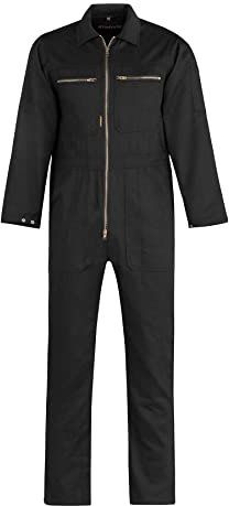 STØRVIK Rallye-Kombination Baumwolle Arbeitsoverall Rallyekombi - Schwarz - Größe 62