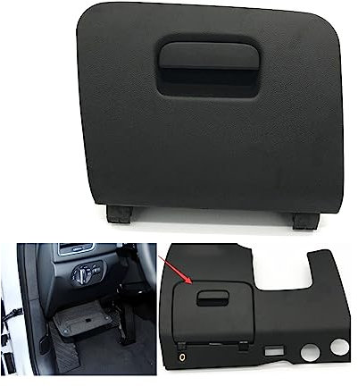MORREZ Passend for Audi Q3 2012–2018, Linke Fahrerseite, Armaturenbrett-Ablage, schwarz, 8U1863300B