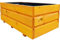 YOURSGARTEN Blumenkasten aus Holz| Pflanzkasten| Pflanzkübel aus Holz| Blumenkübel| Ohne Montage, 80x40x30cmH- F: Orange