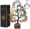 Baum Des Lebens - Kristalle - Edelsteine - Heilsteine - Geldbaum - Spirituelle Geschenke - Bonsai Baum - Feng Shui Deko - Edelsteine Baum (7 Chakra)