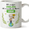MUGFFINS Tazas Personalizadas para JUBILADO hombre - En Español - Eres Mejor del Mundo - 11 oz / 330 ml - Regalo Personalizable original y divertido