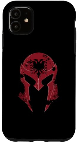 Albanien Warrior Alban Krieger Flagge Geschenkidee Hülle für iPhone 11