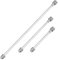 sourcing map 3pcs Airless Paint Sprayer Extension Rods with Red Guard, 8 Inch 12 Inch 19 Inch, 3 Sizes Paint Sprayer Extension Pole for Airless Sprayers