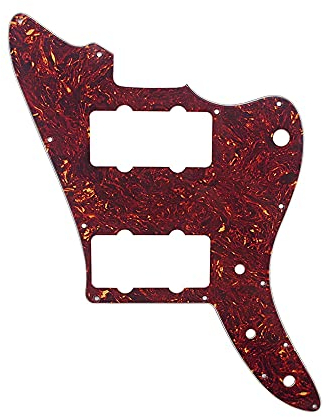 Hanabitx Gitarren-Pickguard für US Jazzmaster PAF No Rhythm Control Guitar Pickguard Guitar Scratch Plate Zubehör