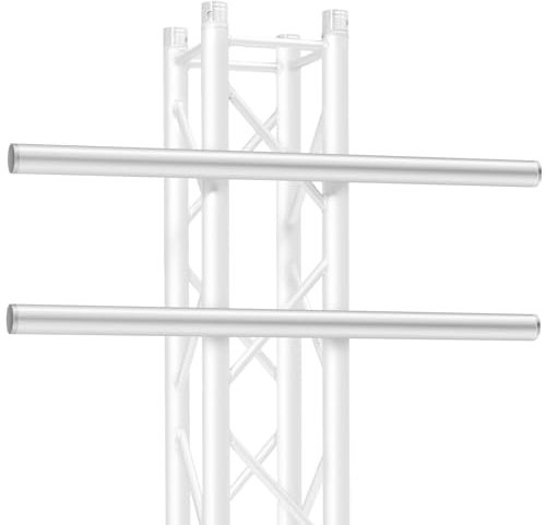 Yaocom 101,6 cm Traversen-Montagestange Verlängerungsstange für die Montage von Bühnenbeleuchtung, Aluminium-Traversenrohr mit Doppelklemme für professionelle Audio-Beleuchtung
