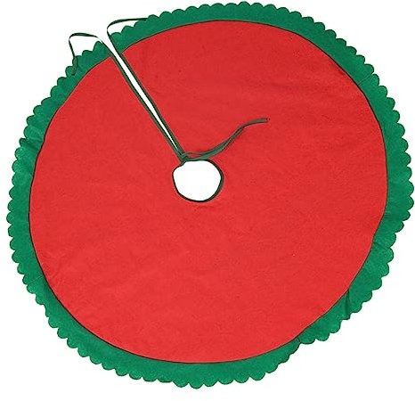 COLLBATH Baumrock Für Weihnachtsbaum Baumunterabdeckung Mit Weihnachtsmotiv Weihnachtsbaumrock Teppich Für Festliche Dekoration Bodenmatte Für Feiern