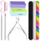 Herramientas de manicura profesional, conjunto de herramientas para el cuidado de uñas, conjunto profesional de manicura de uñas para mujeres | Conjunto de y cuidado de uñas para fem