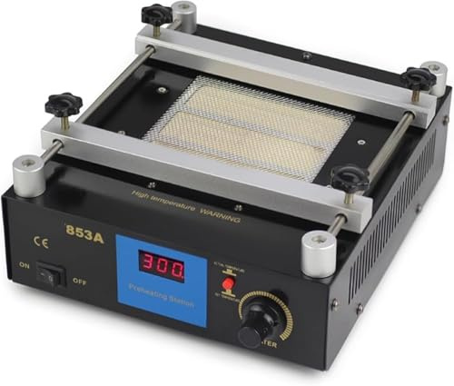 Digital IR Preheat Soldering Station for PCB Desoldering and BGA Rework, Lab-Grade Hot Plate Heater