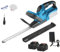 Taille-haie Professionnel sans Fil 21V, Taille Haie avec 2 Batteries, Double Lame de Coupe, Diamètre de Coupe 15mm, Longueur De Coupe de 22 Pouces, pour Le Jardin, la Pelouse et la Cour
