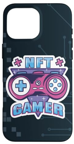 Hülle für iPhone 16 Pro Max Digitales Gaming-Design des NFT-Gamer-Controllers