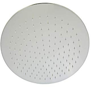 ATCO® Regendusche Kopfbrause Edelstahl Duschbrause Regenbrause Duschkopf Deckenbrause Regenduschkopf Brausekopf Bad Dusche Brause Anti-Kalk Düsen rund Ø 40 cm Chrom