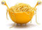 OTOTO Spaghetti Monster Passoire de cuisine pour égoutter les pâtes, légumes, fruits – Passoire avec poignée – Dimensions 30,5 x 21 x 19 cm – Sans BPA et passe au lave-vaisselle