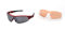 Ravs Kontrastverstärkte Sportbrille Sonnenbrille - Kitesurfbrille Radbrille Bergbrille Schutzbrille Unisex inkl. 3 Wechselgläser !