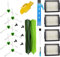 BSDY YQWRFEWYT Pièces Accessoires pour aspirateur iRobot Roomba i7 i7Plus e5 e6 e7 Réapprovisionnement (4 filtres, 6 brosses latérales, 1 Jeu de brosses en Caoutchouc)