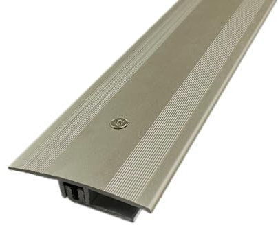 ufitec® Profi Smart Profilsystem für Vinylböden - geeignet für Belagshöhen von 5-9 mm - ALU eloxiert (Dehnungsfugenprofil 45 mm breit | Länge: 90 cm, Bronze Hell)