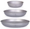 iBasingo Camping Titanium Dishes Plates Saucers Set Outdoor Ultralight Tableware Dinner Plates Set with Carry Mesh Bag Portable Mess Kit for Steak Food Fruit Sauce Ti1104T