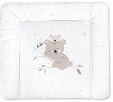 Julius Zöllner Wickelauflage Softy 75x75 cm - Wickelunterlage - wasserdicht und abwischbar - Made in Germany – Oeko-Tex Standard 100 – Koalas