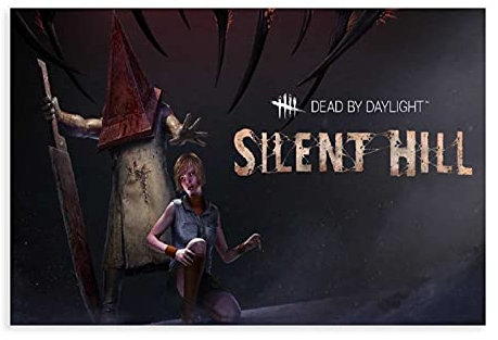 Game Silent Hill 2 Leinwand-Poster, Wandkunst, Deko, Bild, Gemälde für Wohnzimmer, Schlafzimmer, Dekoration, ungerahmt: 30 x 45 cm