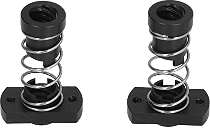 2 Satz Anti-Backlash-Federmutter Befestigungsteile Mutter Eliminieren Lücke POM für 3D-Drucker T8 Gewindestange, 3D-Druckerzubehör,Nuss