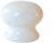 French Furniture Fittings Set of 6 Ceramic Knobs White Glaze (FFF) - Kitchen Cabinet Cupboard Door knobs, Cupboard, Chest, Furniture, Drawer Handles - Vintage Shabby Chic (40mm Diameter)