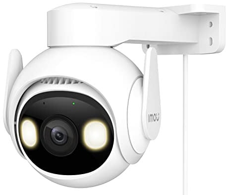 Imou 5MP/3K Überwachungskamera Aussen, WLAN Kamera Outdoor mit Human/Car Detection,Akustischer & Visueller Alarm, Nachtsicht in Farbe, IP66, Zwei-Wege-Audio, Cruiser 2