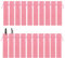 Bekecidi 20 Pièces Pochette de Stylo en Velours Sac de Stylo de Cordon en Velours Titulaire Unique Crayon pour Étudiant Cadeau Couverture (Rose)