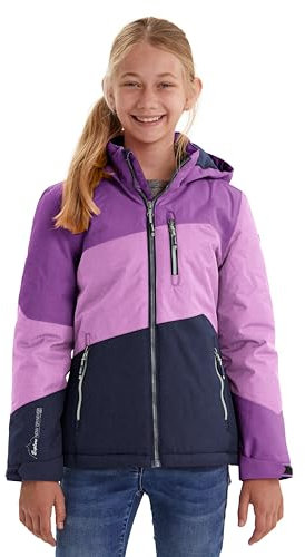 killtec Mädchen Lynge Grls Jckt B Funktionsjacke Mit Kapuze, dunkelorchidee, 116